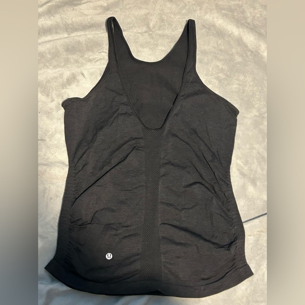 Lululemon In The Flow Tank in Heathered Black - M - Picture 6 of 10